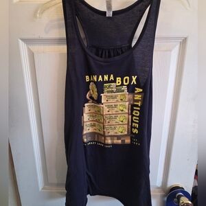 Black Crazy Lamp Lady Tank Top